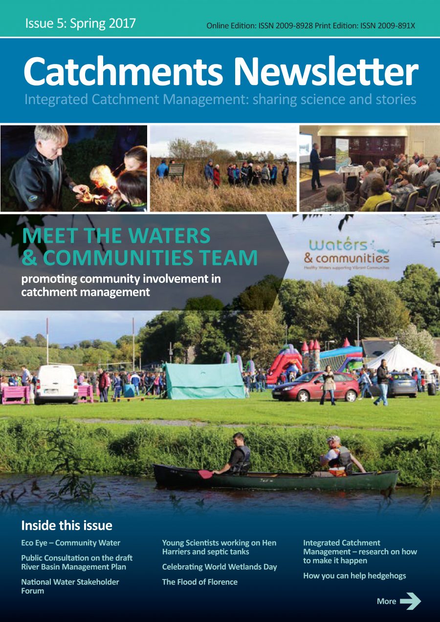 Catchments Newsletter - sharing science and stories. Spring 2017.