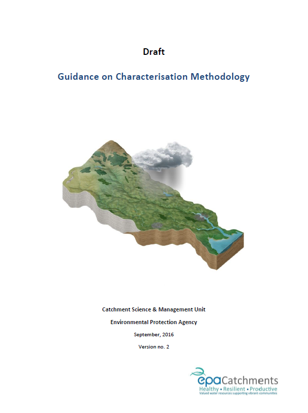 Water Framework Directive Guidance on Characterisation Methodology V4.0 - September 2016