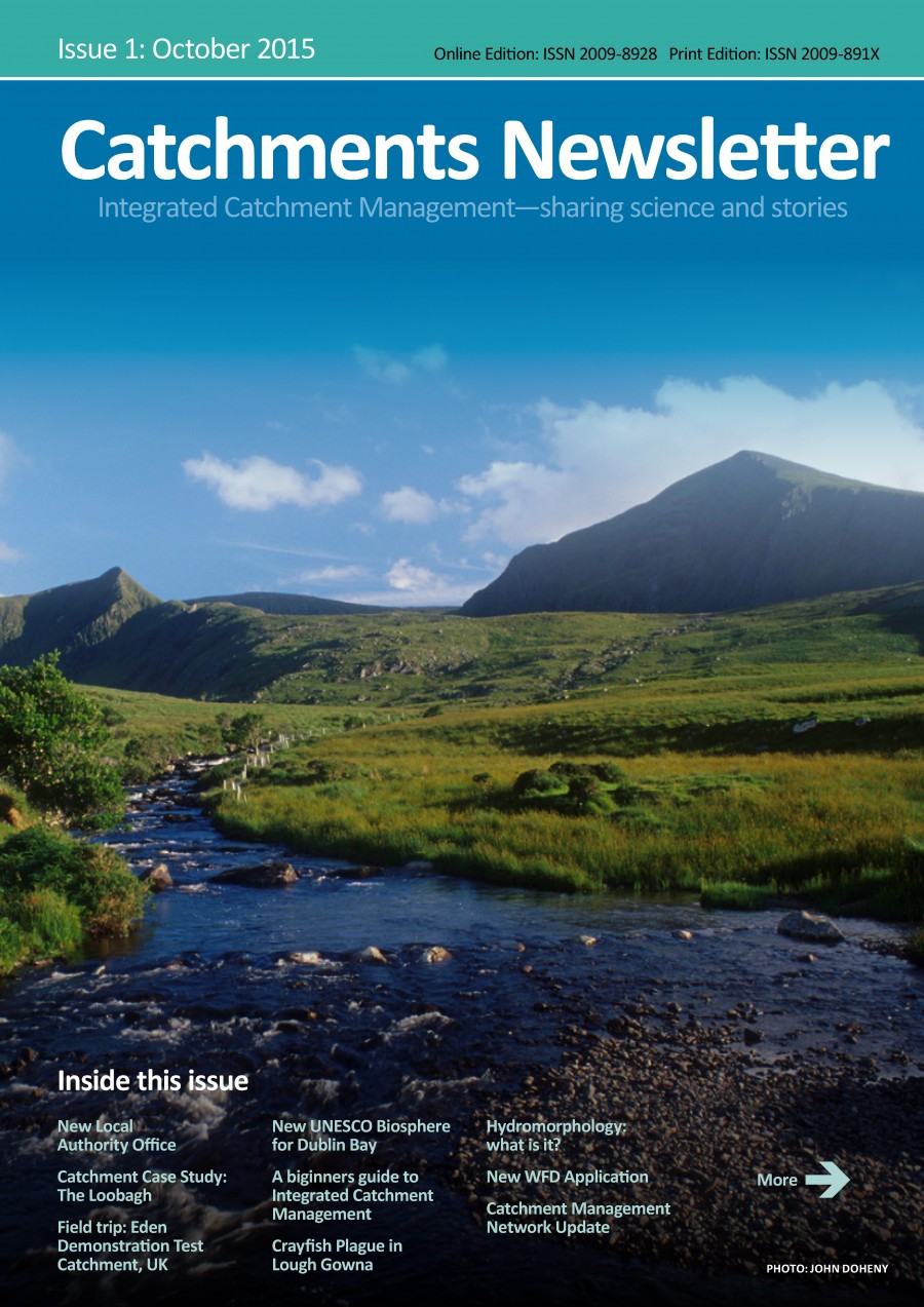 Catchments Newsletter Issue 1 - sharing science and stories. November 2015.