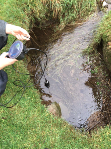 Conductivity Test in Sinkhole