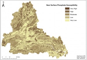 Near Surface Phosphate Susceptability