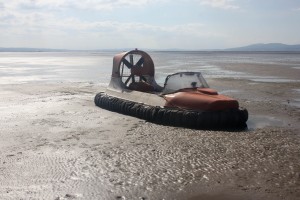 EPA Hovercraft: used for sampling in otherwise inaccessible estuaries Photo: Robert Wilkes