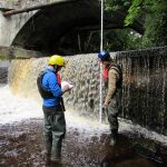 Survey of a bridge apron, River Dodder