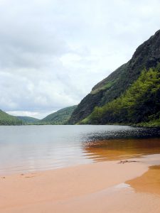 UPPER LAKE, GLENDALOUGH, CO. WICKLOW. PART OF WICKLOW MOUNTAINS SAC (PHOTO WAYNE TRODD).