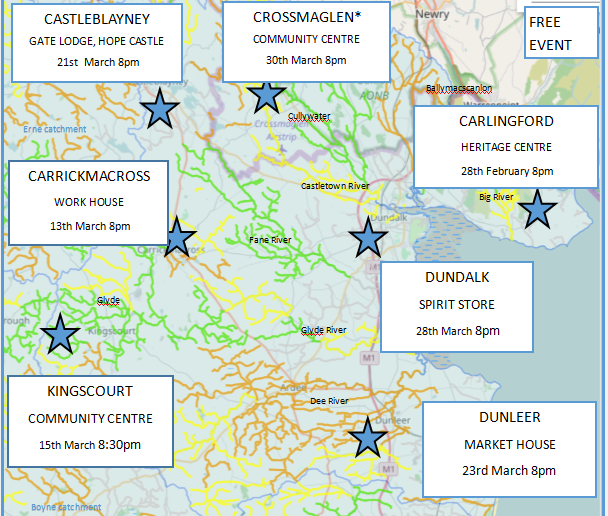 FIGURE 1: DUNDALK BAY VISION MEETINGS - 117 PEOPLE ATTENDED THE MEETINGS IN TOTAL; 77 MEN AND 40 WOMEN