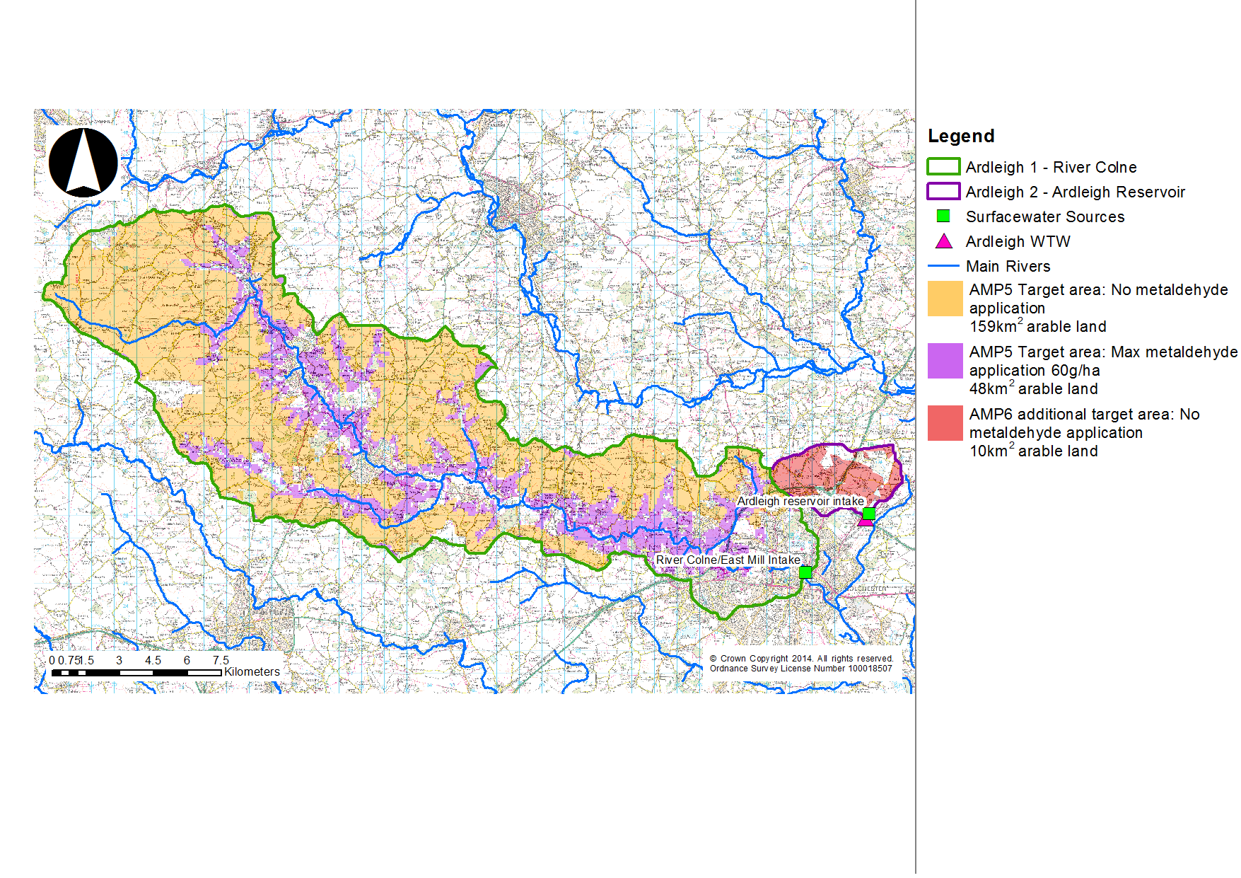 FIGURE 3: CATCHMENT MANAGEMENT TARGET AREAS