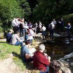 Catchment management networking in a river