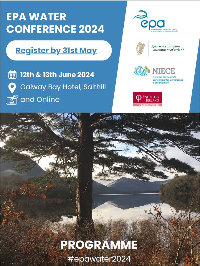 the cover of the EPA Water conference 2024 programme