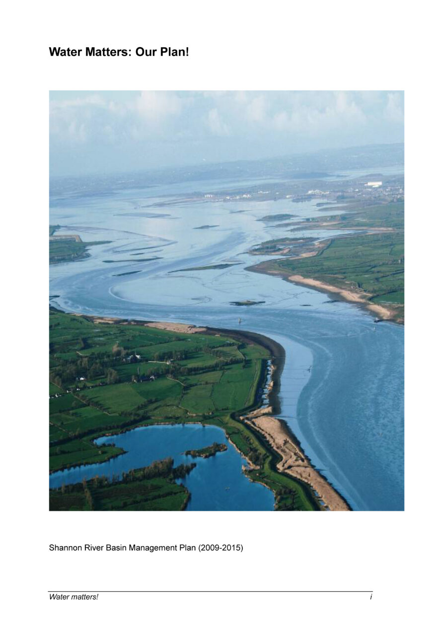 Shannon International River Basin District River Basin Management Plan 2009-2015