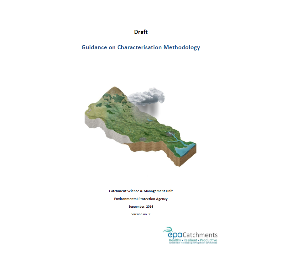 Water Framework Directive Guidance on Characterisation Methodology V4.0 - September 2016
